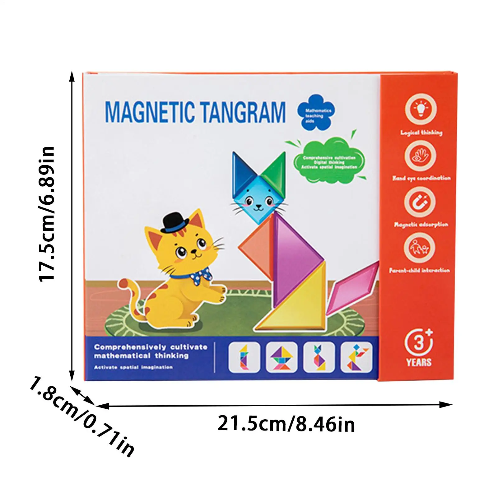 Musterblöcke für Klassenzimmer, magnetisches Lernspielzeug, Formspiele für Kinder im Alter von 3, Mädchen, Jungen, Kindergarten, Vorschule, Zuhause, Schule