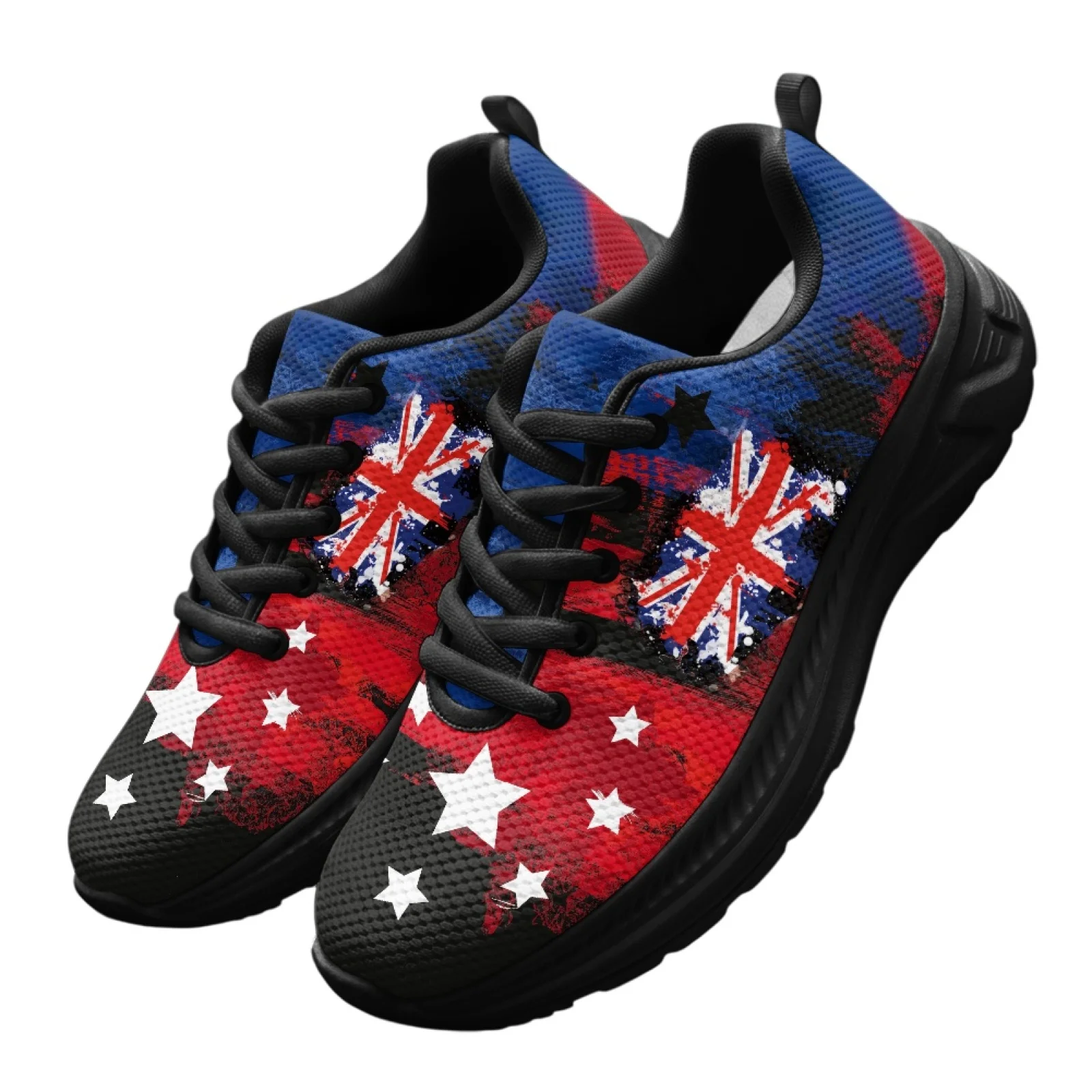 PENSTROLL Australia Flag Mens Sneaker Featuring Breathable Mesh, Lightweight Tennis Sneakers for Gym and Trail Running