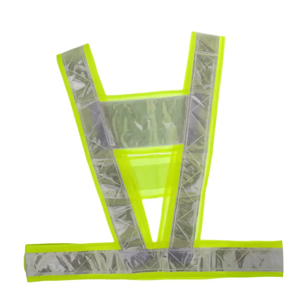 Lightweight Adult High Visibility Security Belt with Reflective Stripes for Working Runing Use