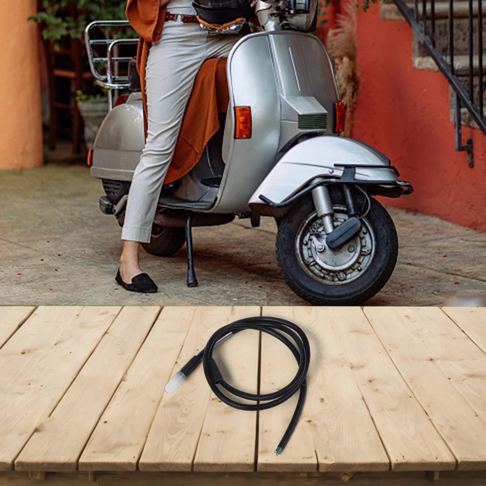 

Черный кабель для электрического велосипеда. Простая установка. Кабель контроллера двигателя. Кабель для велосипедного двигателя. Диаметр кабеля 6 мм. Легко устанавливается.