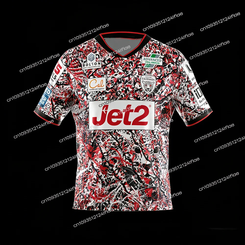 Camiseta de Rugby Leigh Leopards para Hombre, Nueva Llegada 2026, de Secado Rápido, Informal, Apta para Uso Diario