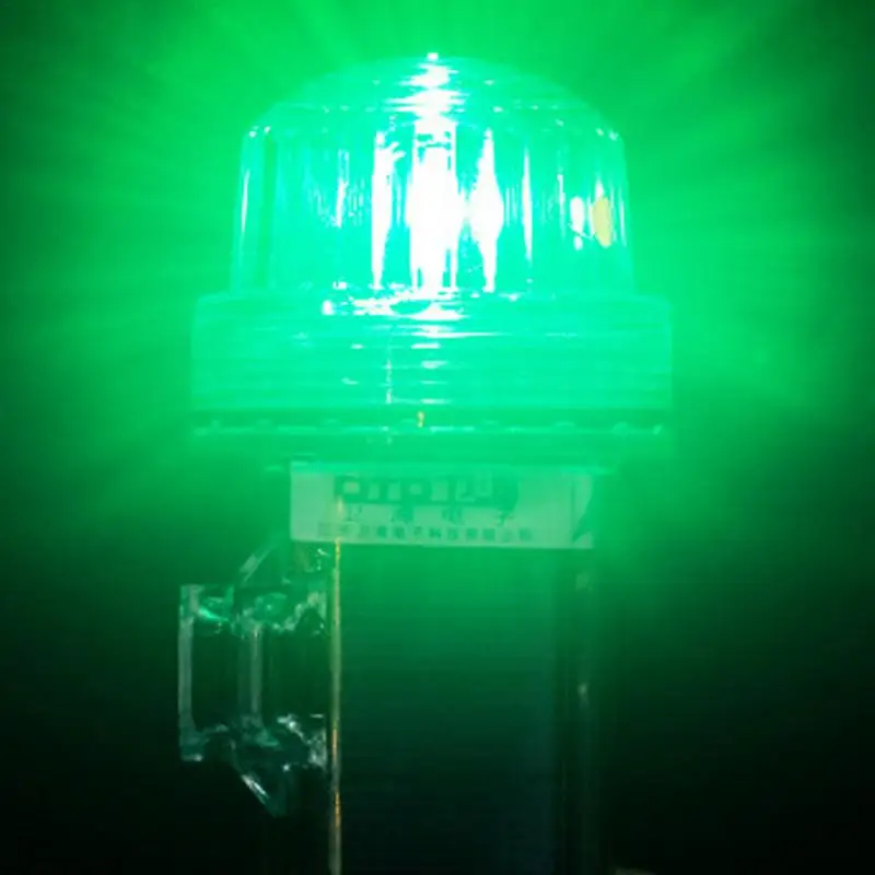 Marine Signal Light Solar Powered Safety Beacon Light Waterproof Intelligent Light Control Sensing Lamp For Night Fishing Night