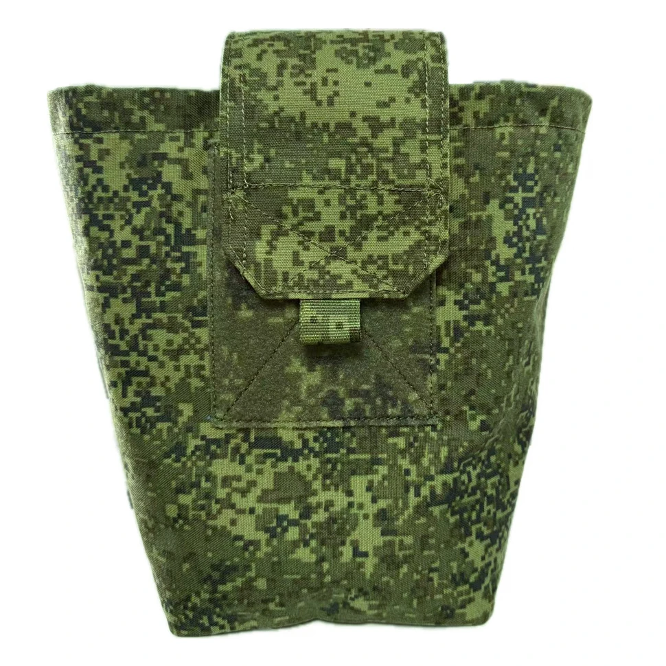 Tactical Molle Magazine Dump Pouch Recycling Bag Hunting Gear Belt Accessories Sundries Protable Storage Bag Camouflage customed