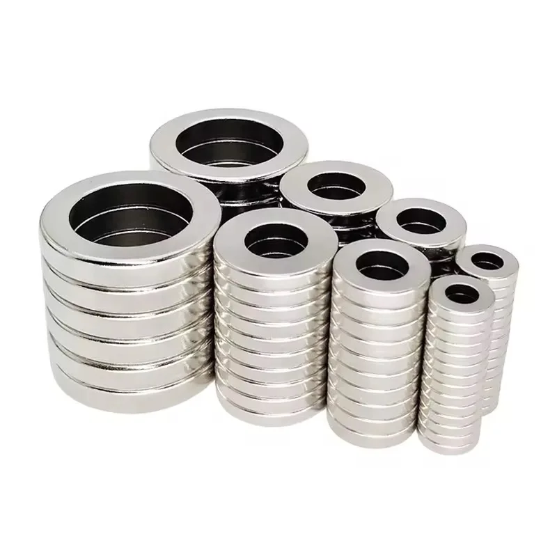 N52 25x5-20 Strong Neodymium Magnet Ring 25*5  Round Booster for 3D Printer Home Office Whiteboard DIY  20mm Hole Home Craft