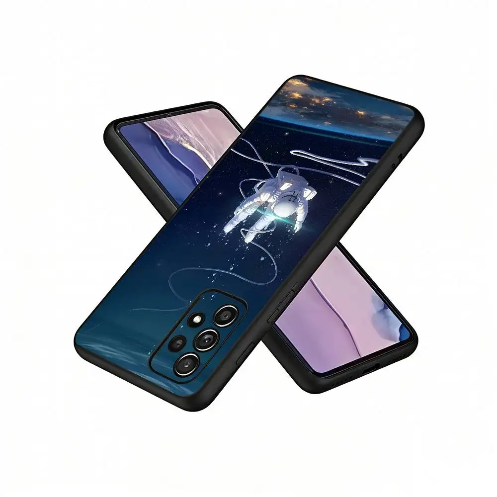 

Magic Astronaut Phone Case For Samsung A21 31 51 53 71 20 22 30 32 42 50 01 02 10 11 4G 5G Cover