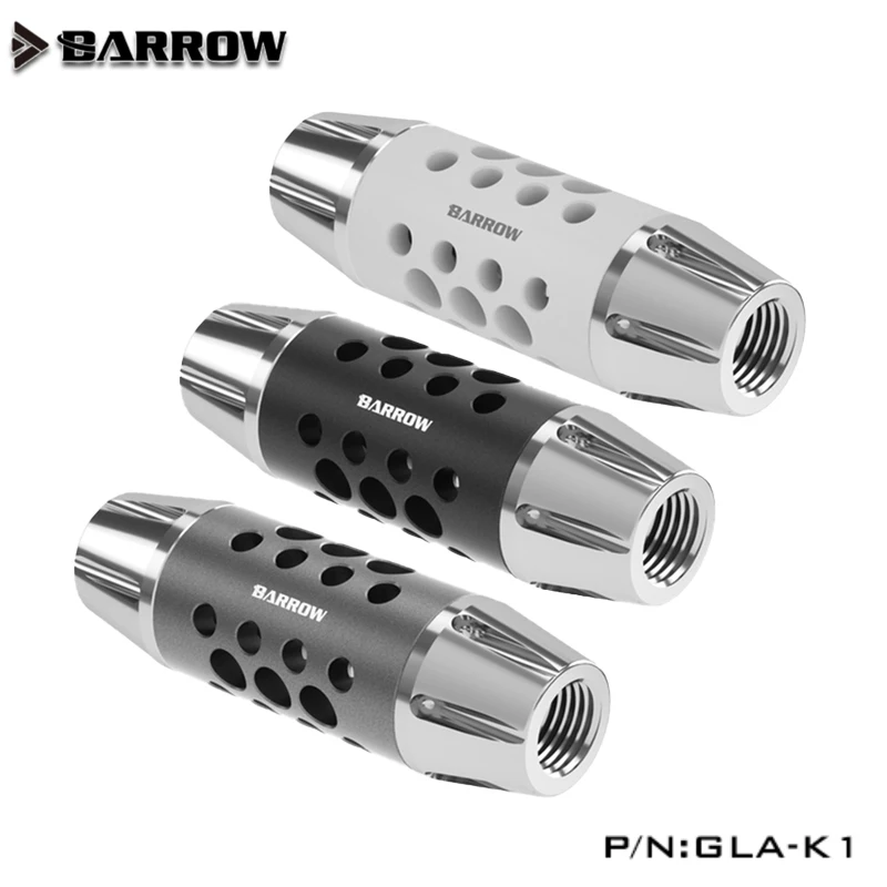 

Barrow GLA-K1,Brass and Aluminum Alloy Flow Filter for PC Water Cooling,G1/4 Inner Thread Computer Water Cooler Accessories