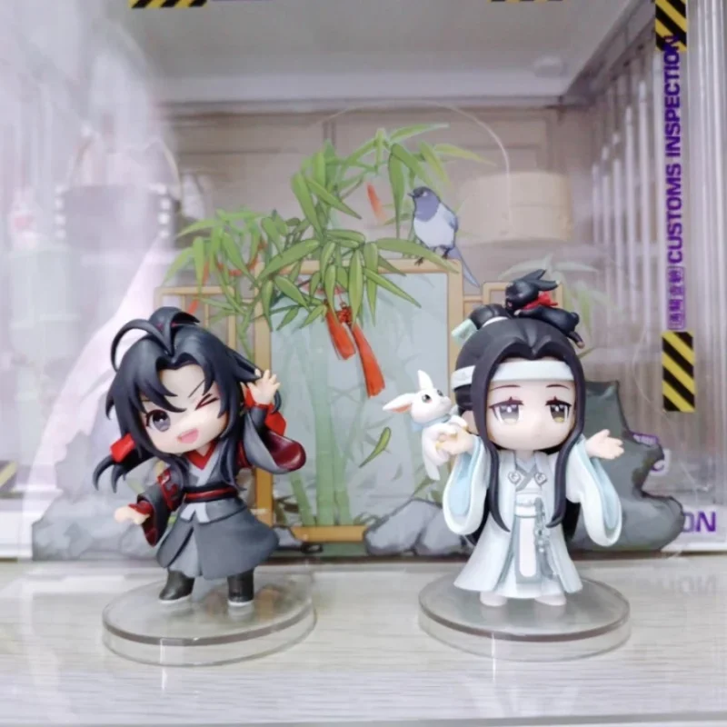 

Genuine Qingcang Mo Dao Zu Shi Welcome By Qingpan Series Wei Wuxian&Lan Wangji Q-Version Anime Figure Weiying Lanzhan Model