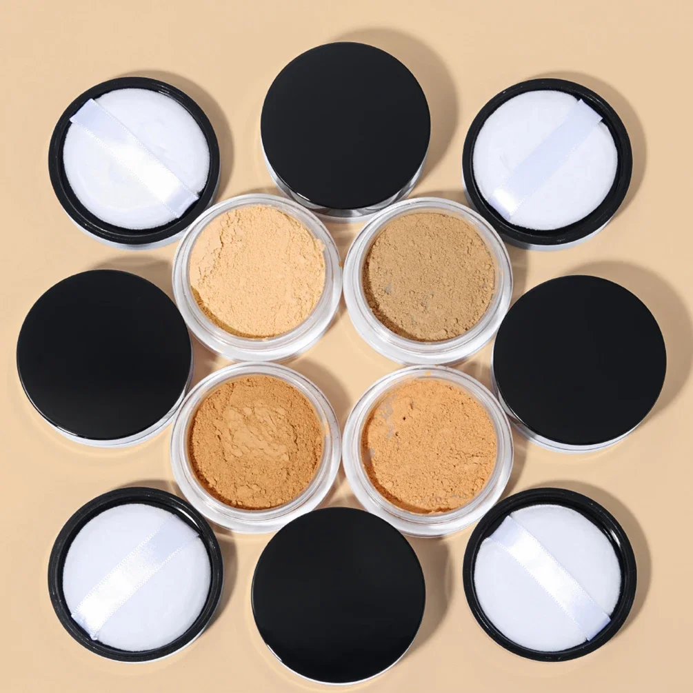 Private Label 11-color Setting Powder Custom Logo Long Lasting Oil Control Waterproof Brighten Nature Smooth Makeup Wholesale