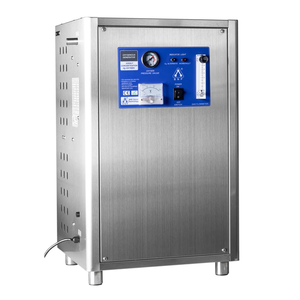 4-5L industrial PSA oxygen generator, equipped with an air compressor, ozone generator for fish pond farms and aquariums