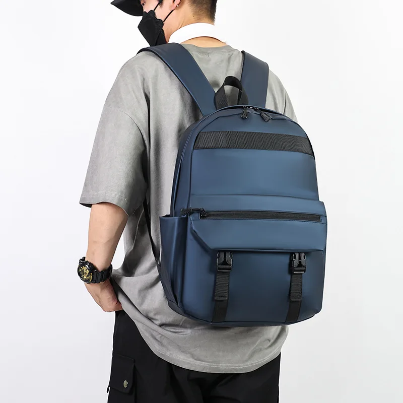 Europe and the United States new tooling commuter backpack large capacity simple schoolbag light outdoor leisure travel backpack