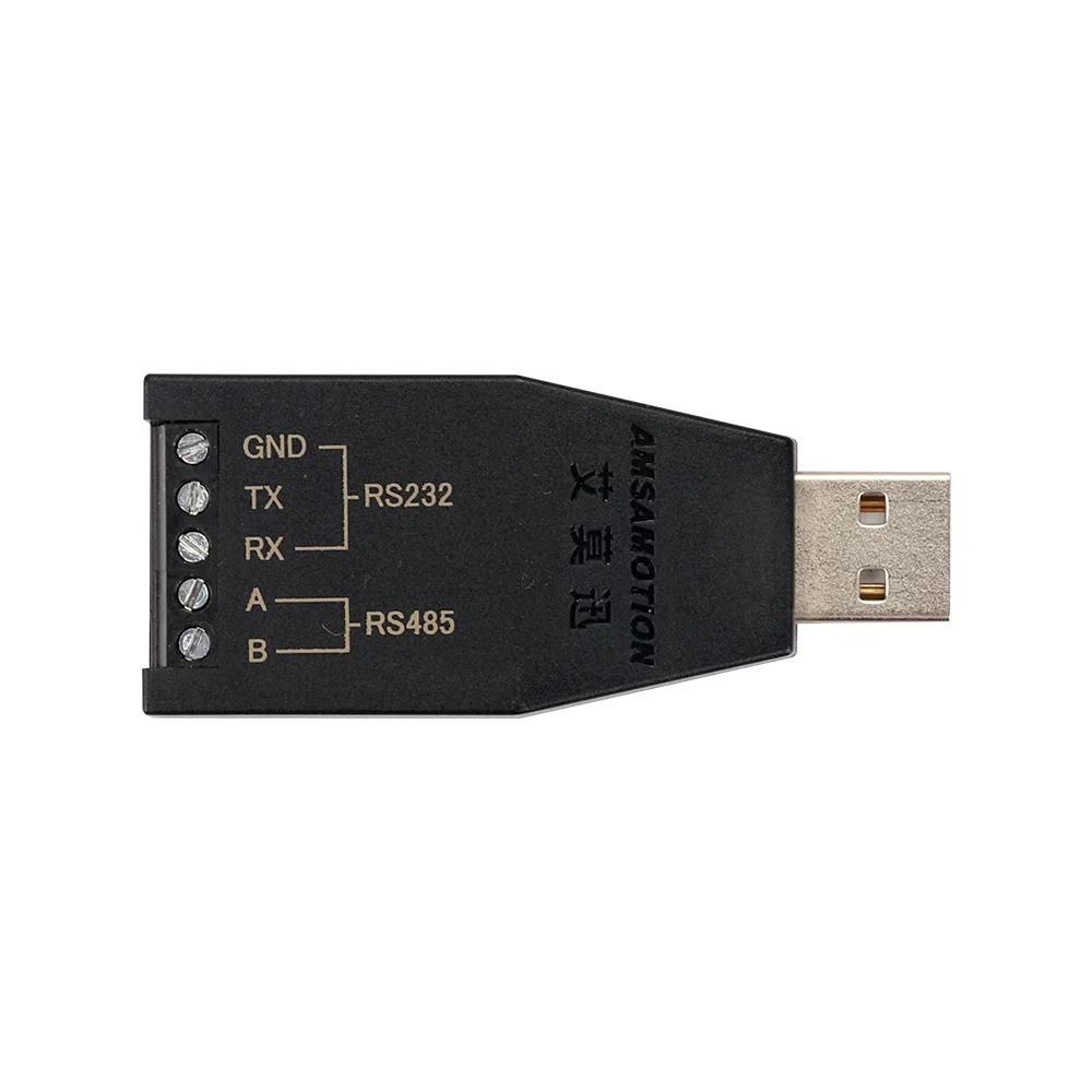 AMSAMOTION USB TO RS232 RS485 Serial Communication Module Industrial Grade USB-232/485 TIA Signal Converter Connector CH340