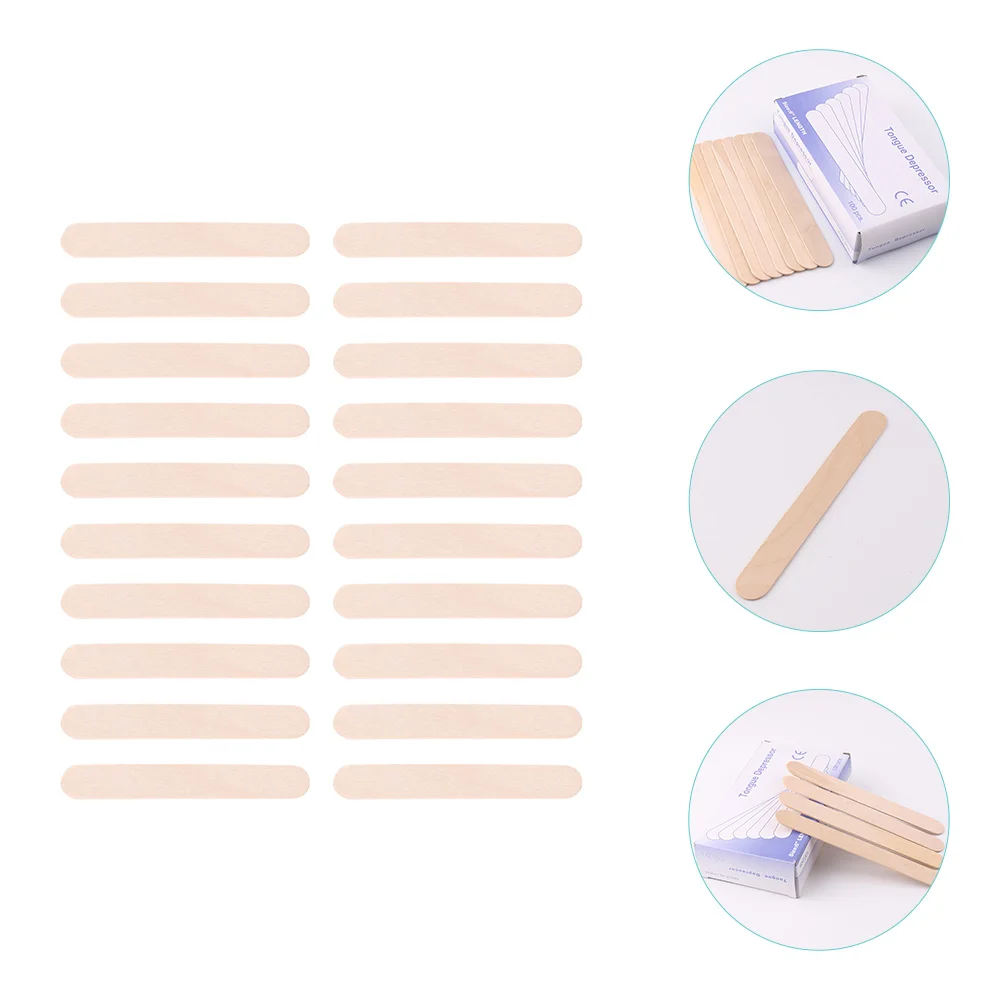 200 шт. шпатели для скребка для воска для удаления волос, принадлежности для вощения, одноразовые палочки-аппликаторы