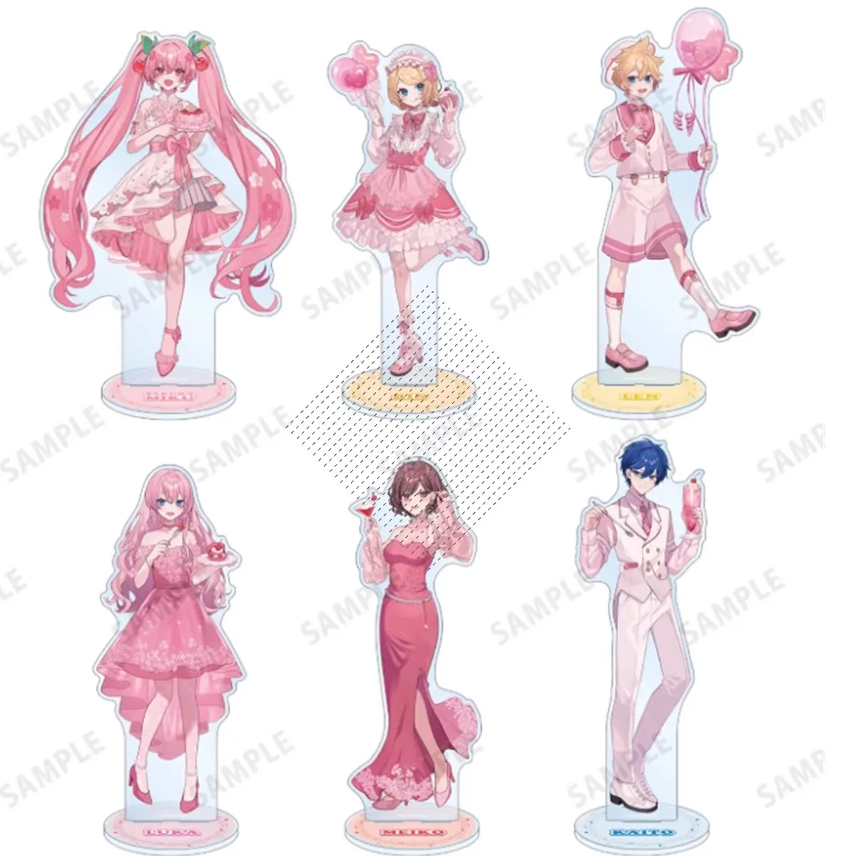 Piapro Character Hatsune Miku Anime Figure Acrylic Stand Models Japanese Anime Figure Kagamine Rin Len Meiko Kaito Toys Gift New