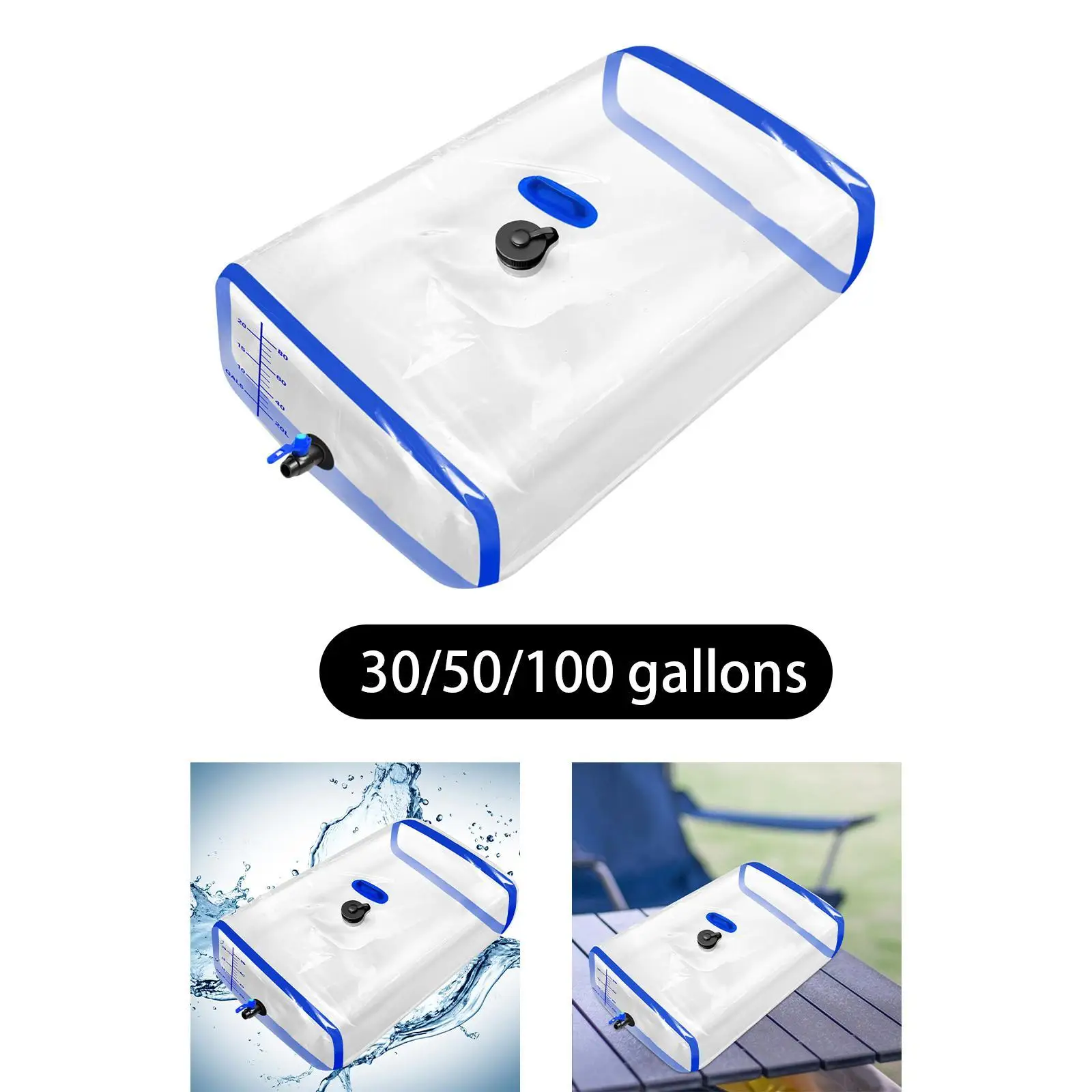 

Water Storage Bladder Portable for Drought Resistance Hiking Garden Watering