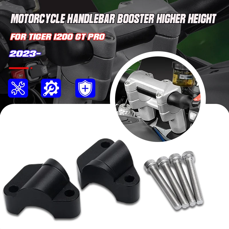 

For Tiger 1200 Tiger1200 GT Pro 2023 2024 2025 Motorcycle Accessorie Handlebar Riser TIGER 1200 GT PRO Handlebar Back Move Mount