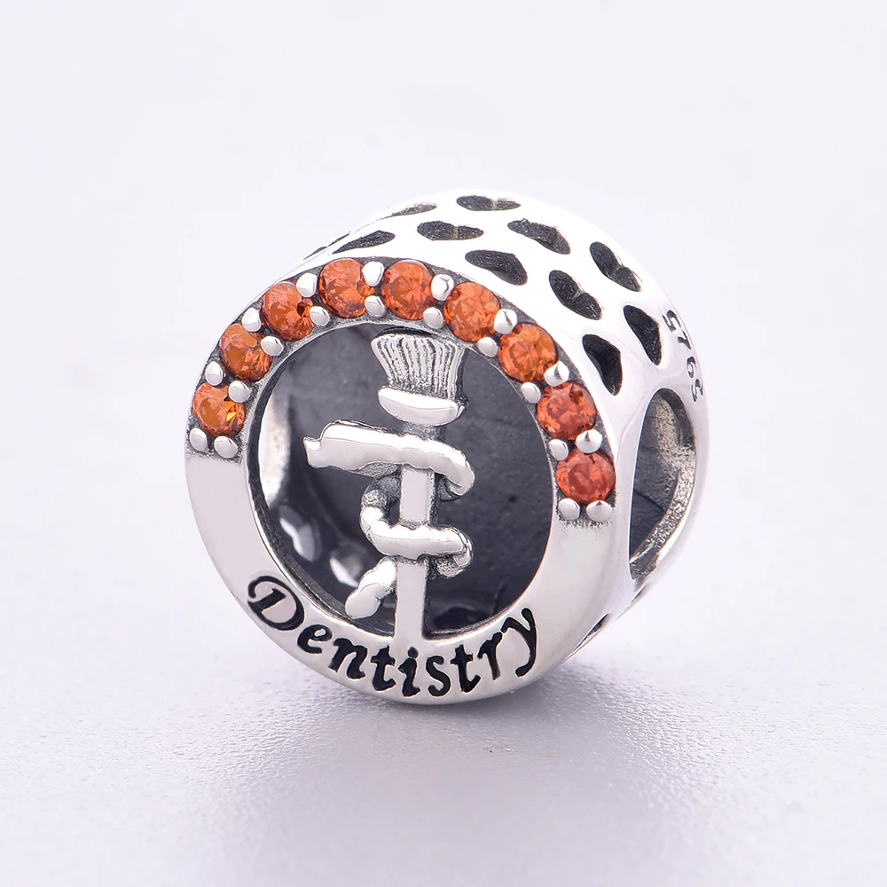 FC Jewelry Fit Original Brand Charms Bracelet 925 Silver Law Judge Beads Pendant For Making Scales of Justice Lawyer Berloque