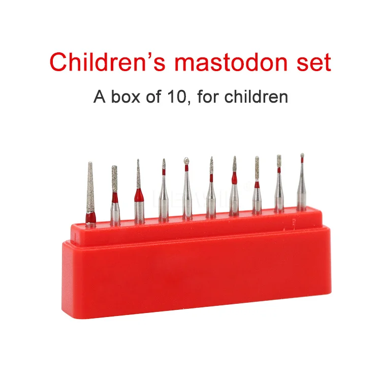 100 Stück Dental-Diamantbohrer für Kinder, Hochgeschwindigkeits-Handstück, Zahnarztbohrer, FG-Serie, Durchmesser 1,6 mm, Polierwerkzeuge für Dentallabore – Detail 3
