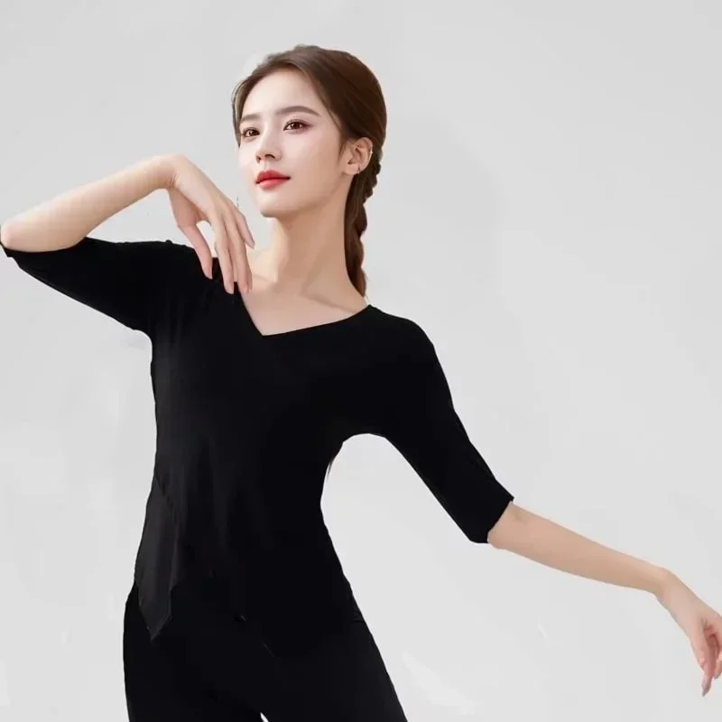 practice-suit-women's-suit-classical-dance-suit-professional-modern-dance-top