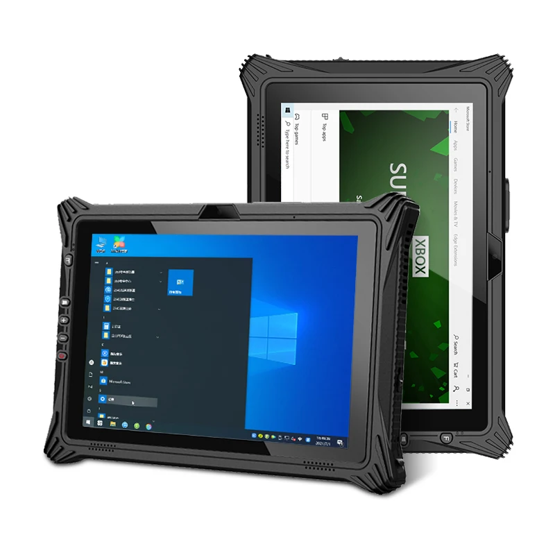 10.1 Inch Ip67 Waterproof Windows Supports Nfc Gps Location with Fingerprint Recognition Rugged Tablet Pc