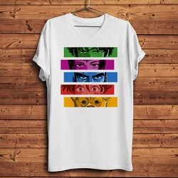 Cowboy Bebop Spike Jet Faye eyes Funny vintage anime T Shirt Men Homme Short Sleeve Casual O-neck Tee Unisex Streetwear TShirt