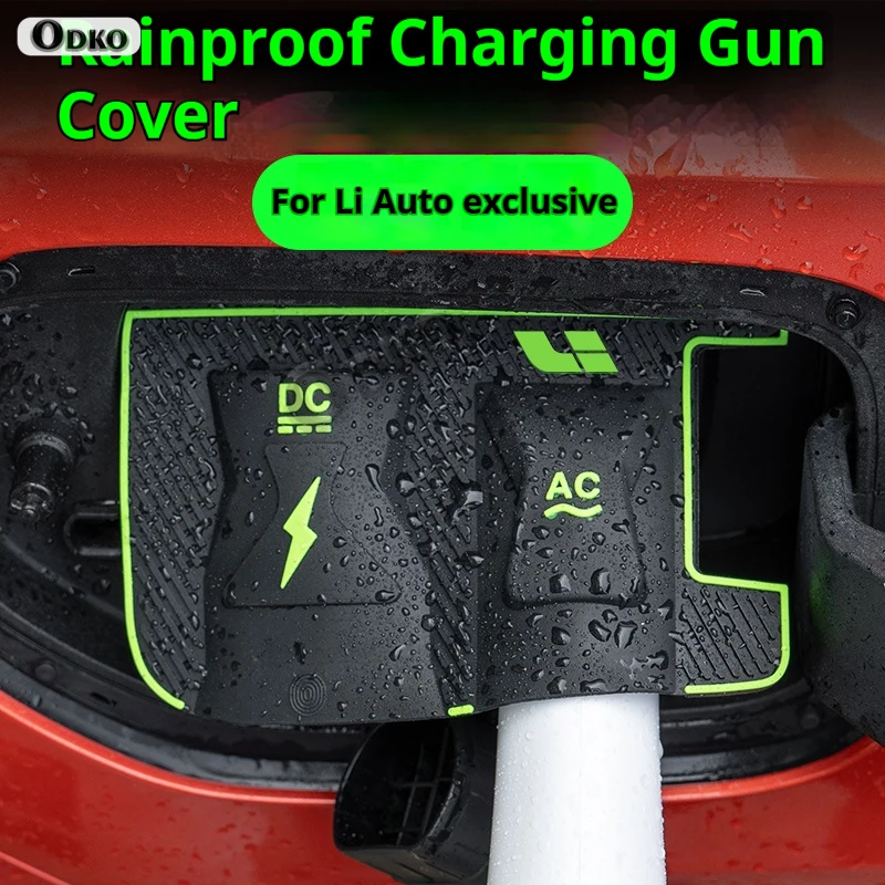 For Li Auto L6 L7 L8 L9 ONE Dedicated New Energy Car Charging Port Waterproof Protector Cover Gun Rain Cover