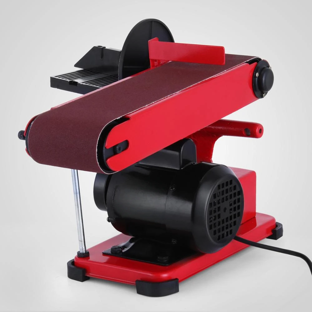 

375W belt sander electric combination factory desktop grinder belt sander countertop polishing machine manufacturer wholesale