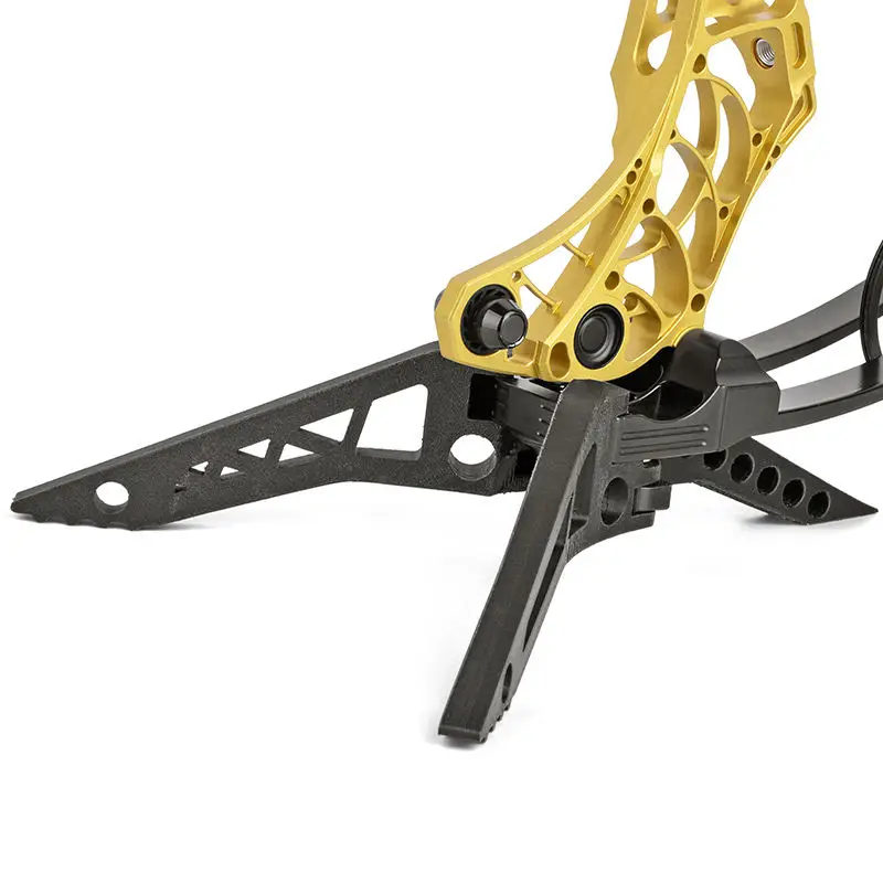 Imagem -03 - Composto Bow Tripé Stand Holder Kick Rack Suporte Tiro com Arco Tiro ao Alvo 3d