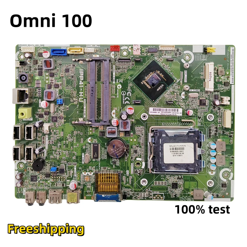 

637783-001 For HP Omni 110 AIO Motherboard IPP41-HU 648965-001 Mainboard 100%tested fully work