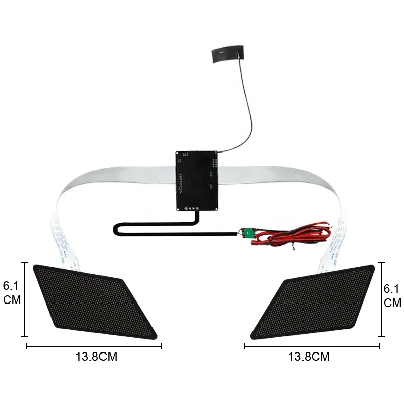 Botai-車のウィンキングアイLEDディスプレイ、点滅スクリーン、プログラム可能なアプリ、12v