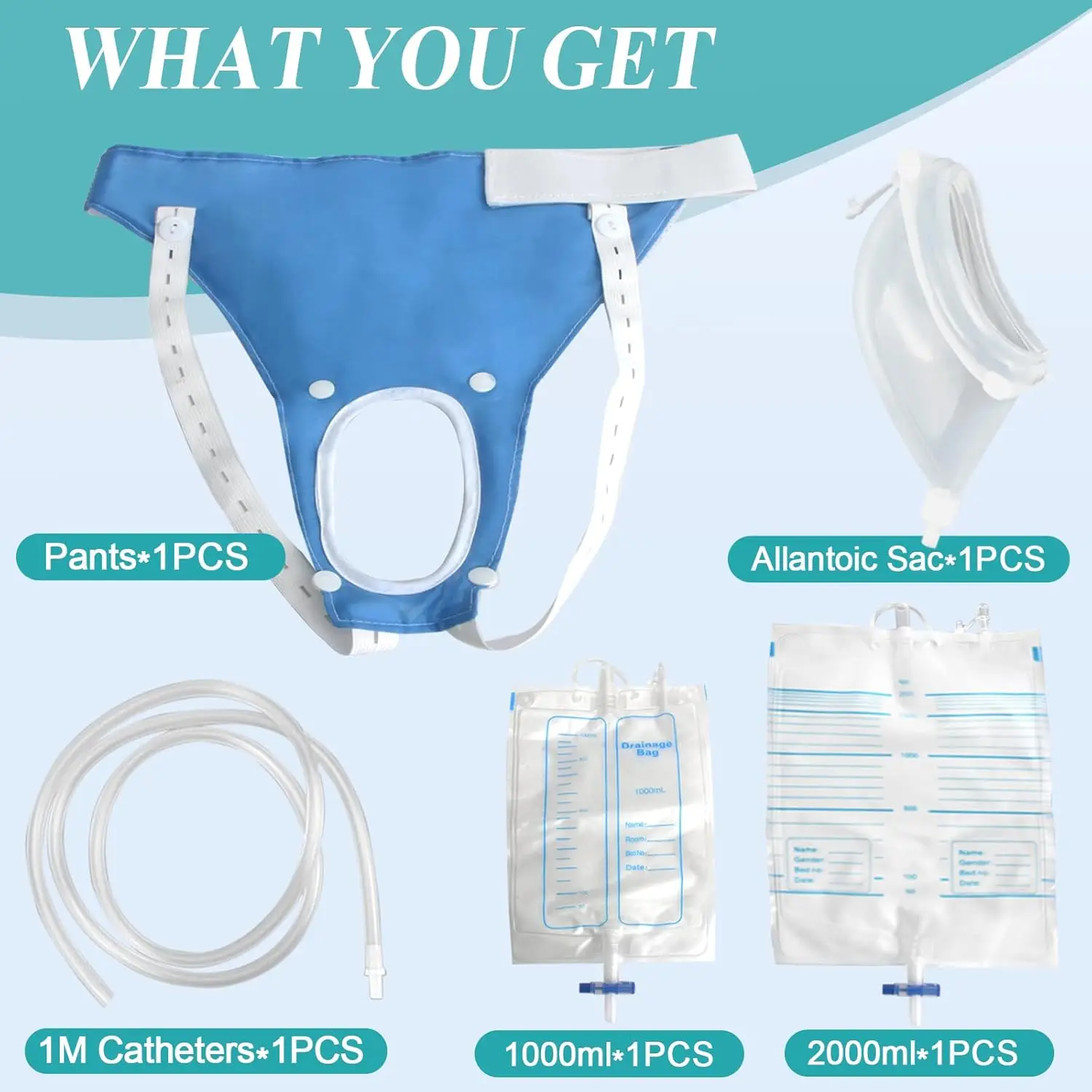 Male Urine Collector Urine Drainage Collection Bag High Quality Silicone Urine Collector Bag