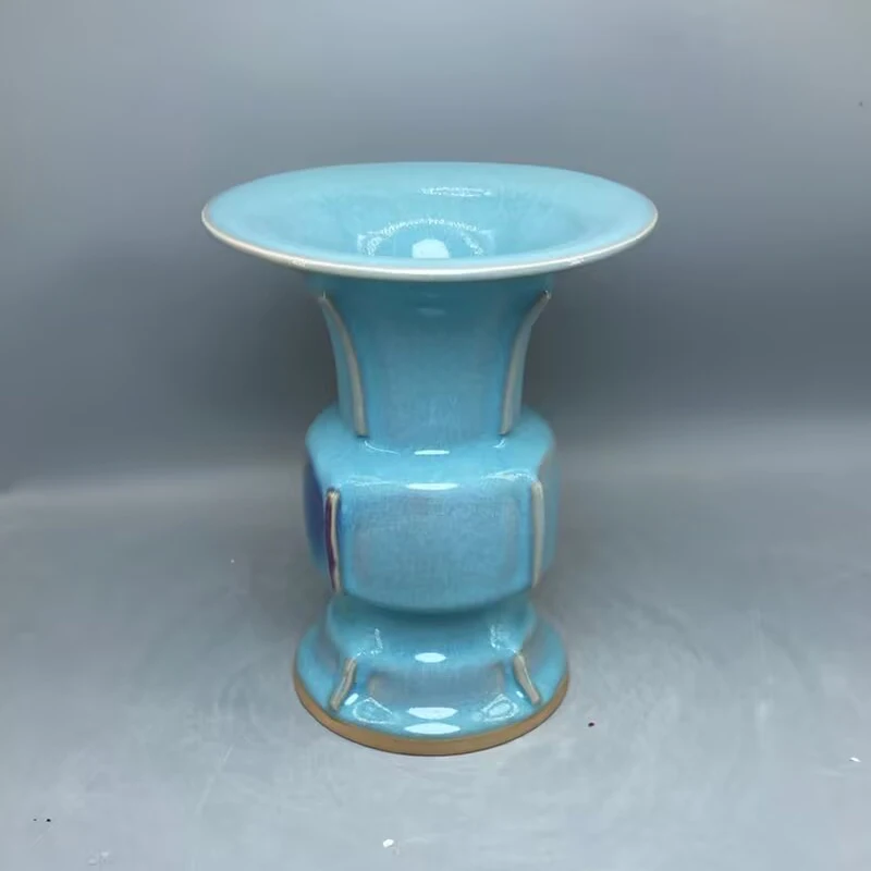 

Ceramic Vase Ornamental vase Handicrafts Jun Porcelain Has Ice Cracks Open Pieces Of Under-glaze Bubbles
