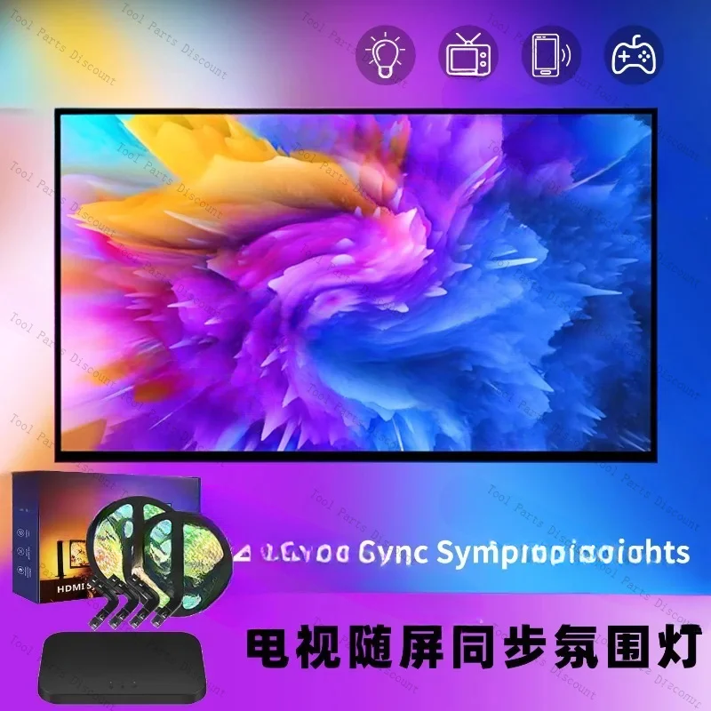 Lytmi NEO Sync Box - 91-120 TV Backlight, Alexa/Google Control, Gaming PC LED