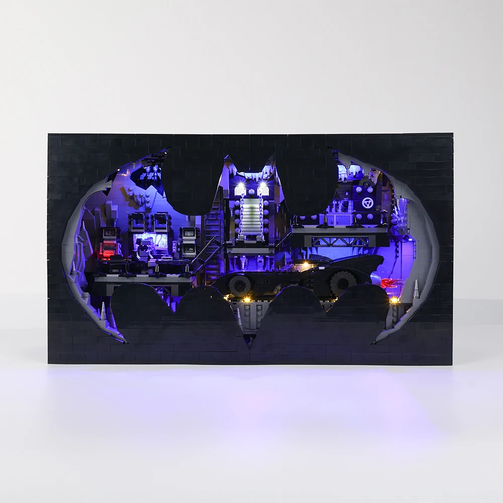 LED Light Kit for 76252 NEW Cave Shadow Box Famous Car Model Building Blocks (Not Include Model )