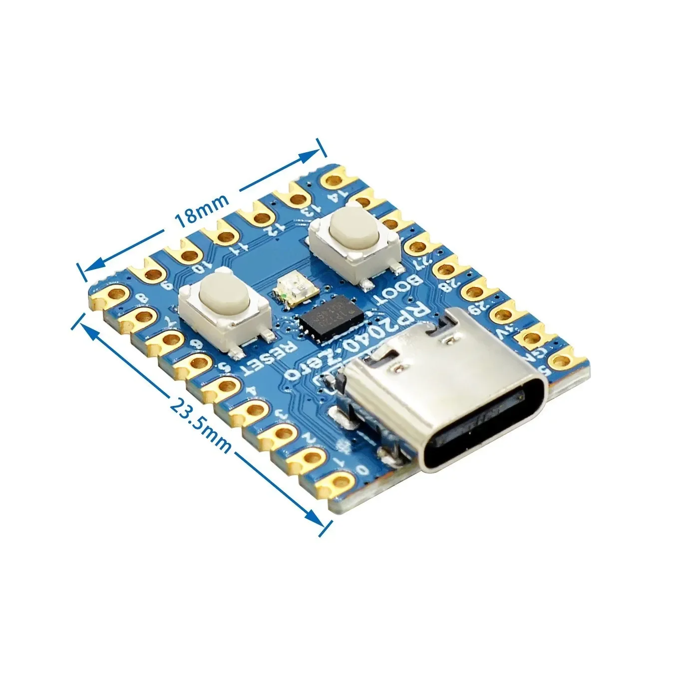 RP2040-Zero RP2040 for Raspberry Pi Microcontroller PICO Development Board Module Dual-core Cortex M0+ Processor 2MB Flash