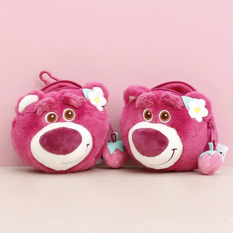 ديزني الكثير-o'-Huggin' الدب ألعاب من نسيج مخملي الكرتون تمثال محفظة نسائية للعملات المعدنية سحر تخزين سعة كبيرة عيد ميلاد/هدية عيد الميلاد