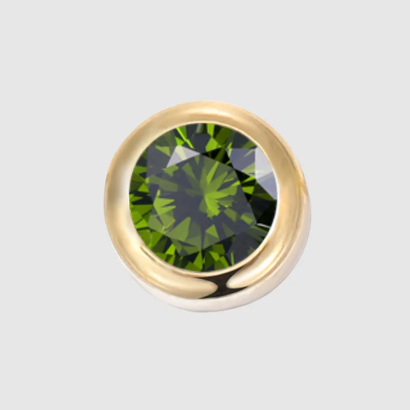 Colorful Zircon DIY Charm Pendant for Daily Wear