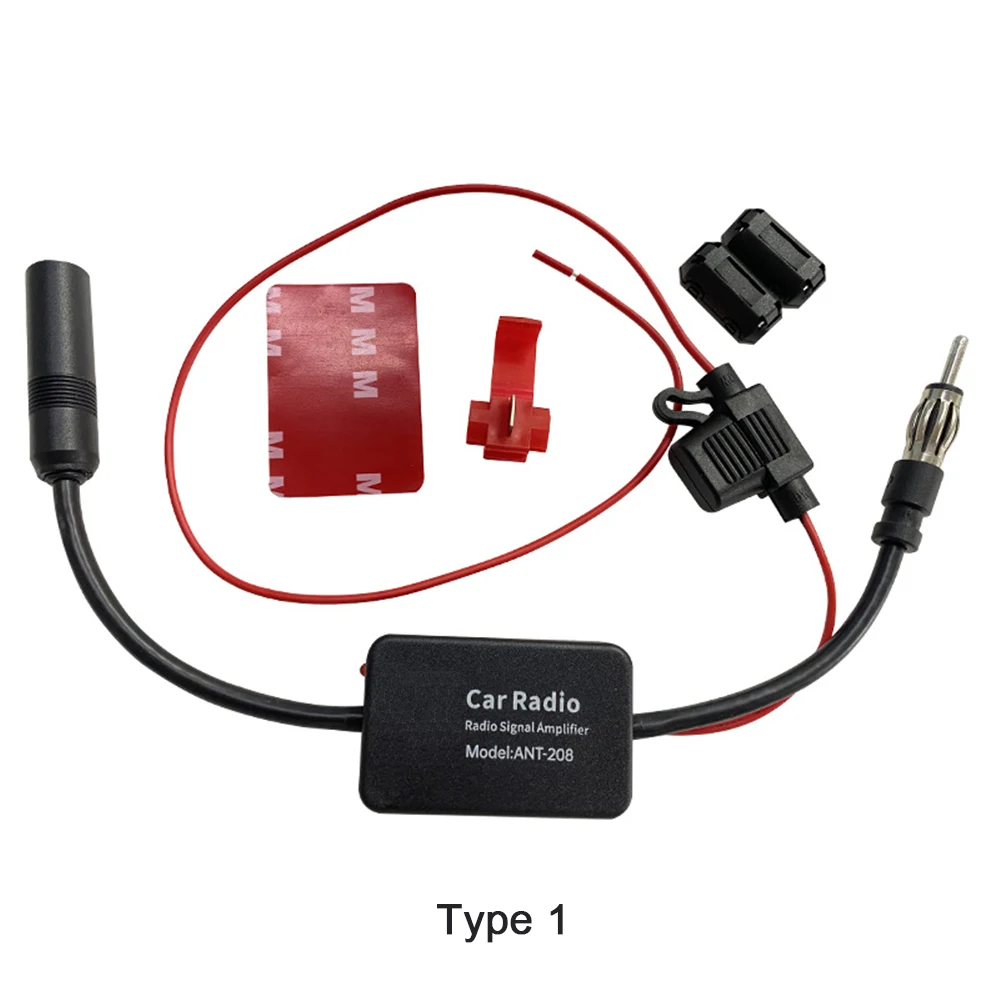 

Car FM AM Radio Signal Amplifier Auto Antenna Booster Aerial Automobile Accessories