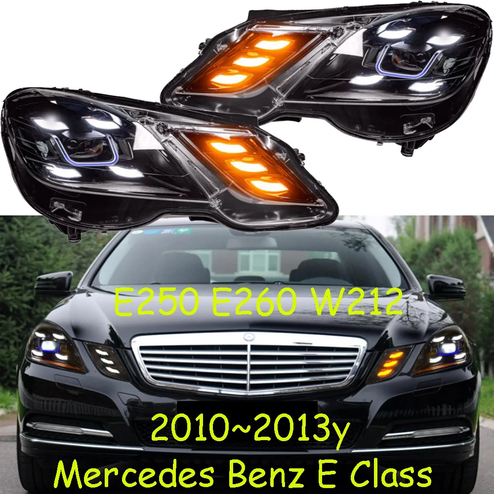 car bumper headlamp for Mercedes Benz W212 headlight E250 E260 2010~2013y car accessories LED for Benz W212 fog light