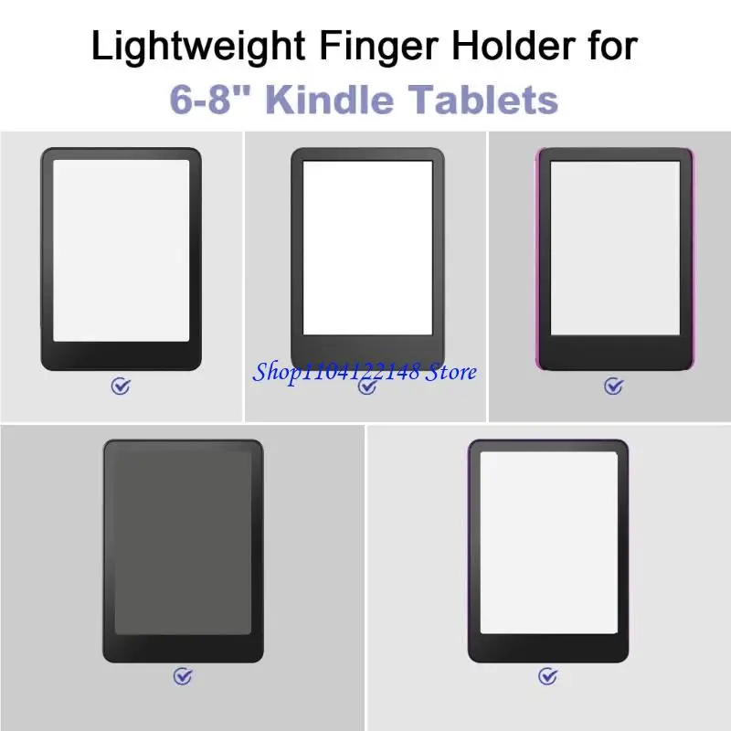 P9FA Comfortable Reading Hand Strap For 6 7 8inch E Readers NonSlip Hand Strap