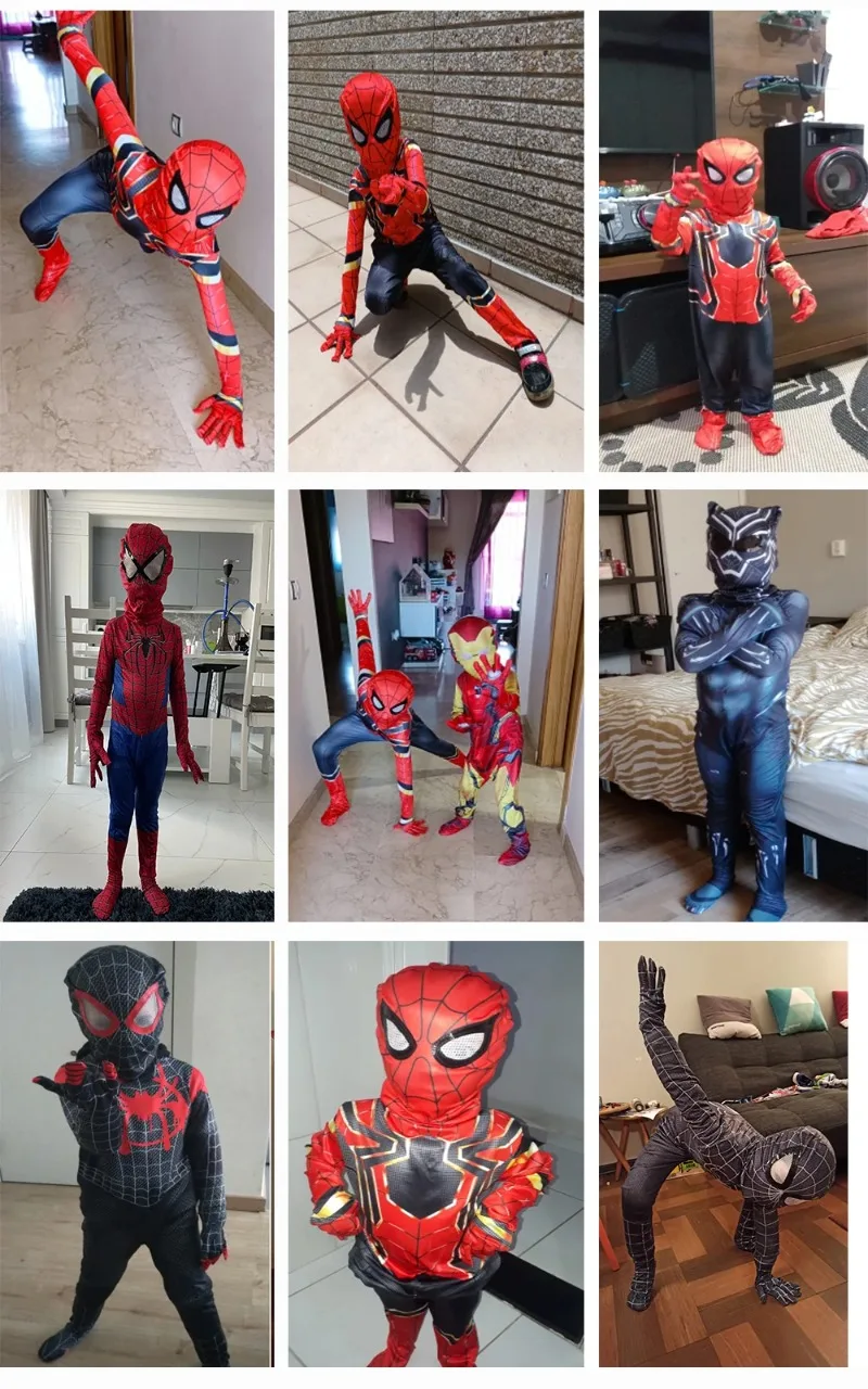 Ultimate Spiderman Cosplay Costume No Way Home  Carnival Party Clothing