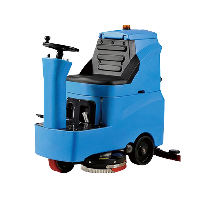Low Noise Ride on Automatic Clean Floor Scrubber Machine