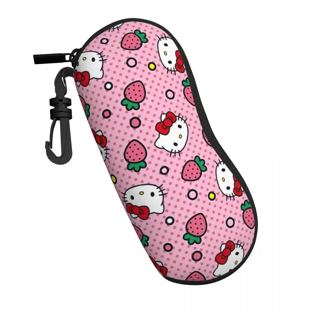 Sanrio Hello Kitty Kawaii estuche para gafas de dibujos animados hombres mujeres gafas de sol caso Retro Original bolsa para gafas fundas para gafas diarias cubierta