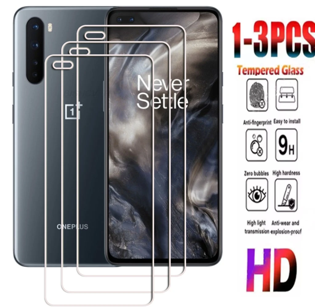 

1-3PCS 9H Tempered Glass For OnePlus Nord 6.44" OnePlusNord One Plus 1+Nord AC2001 AC2003 Screen Protector Cover Film