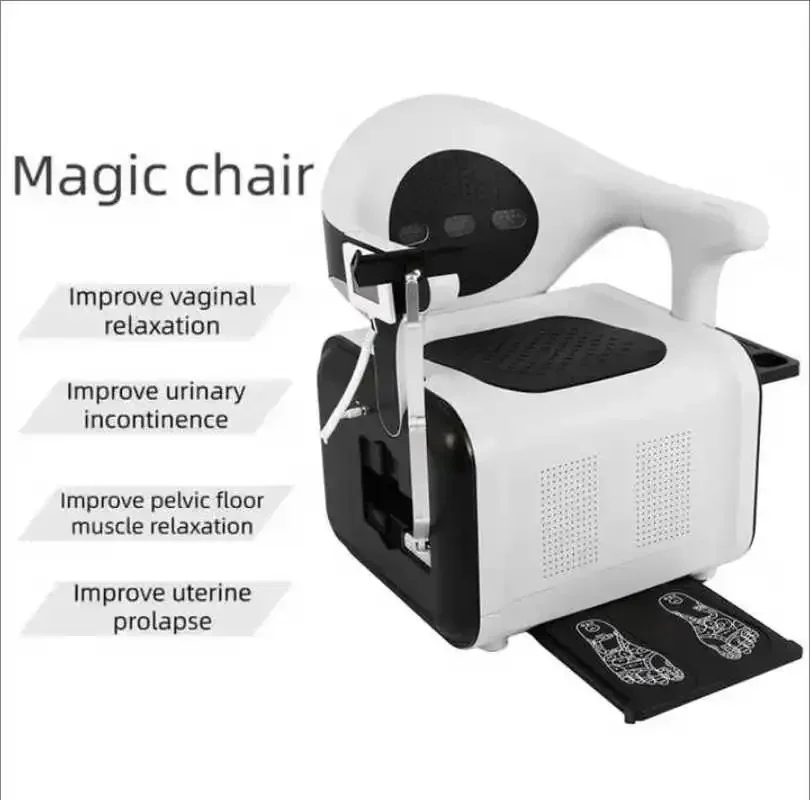  3 in 1 Ems Physiotherapy Clinic Pelvic Training Floor Muscle Repair Ems Chair Pelvic Floor Foot Massage Back Massage Ems