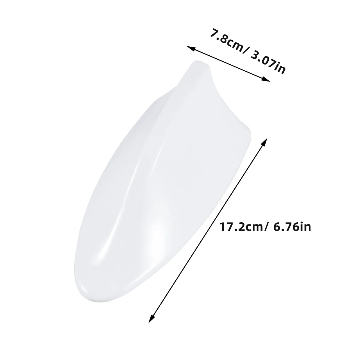 

Universal Antenna Car Decorative Shark Fin No Punching Waterproof Accessories Removable Trendy