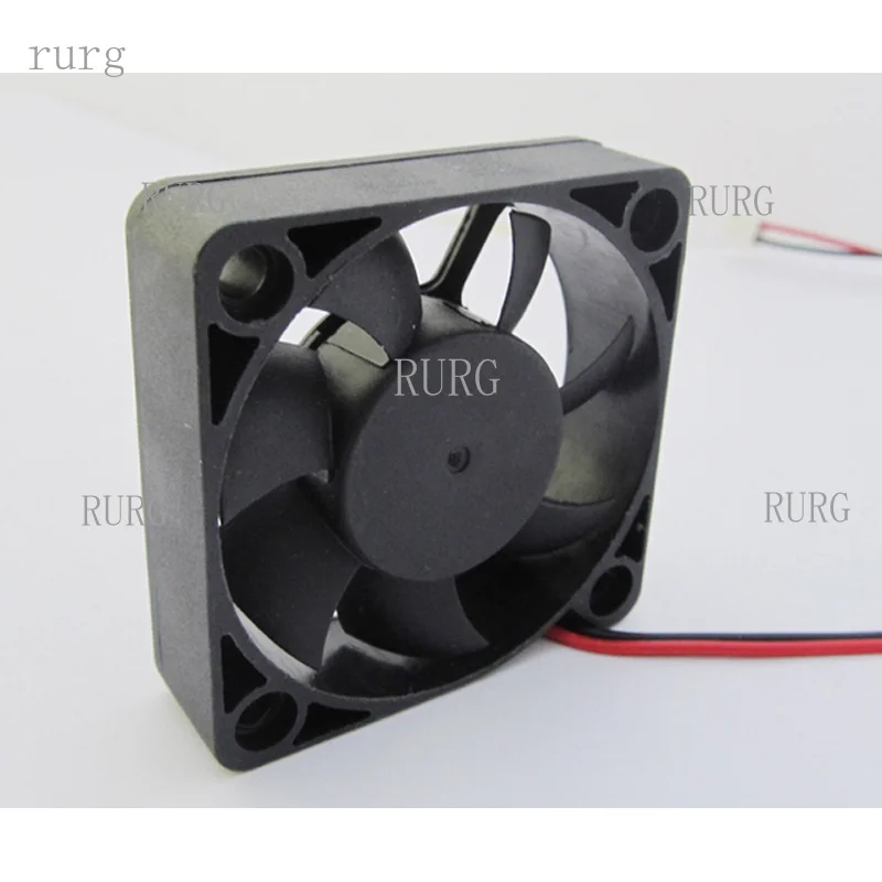 R+ 1-piece brushless DC cooling fan, 50x50x15mm, 5015, 7 blades, 12V, 0.13A, 2-pin connector