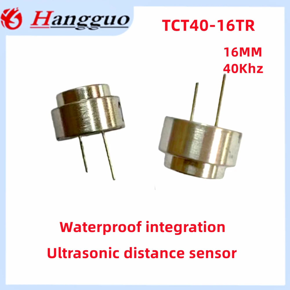 5Pcs/Lot 16MM TCT40-16TR 16-40K  16mm 40KHz ultrasonic ranging sensor Sealed probe waterproof integrated ultrasonic