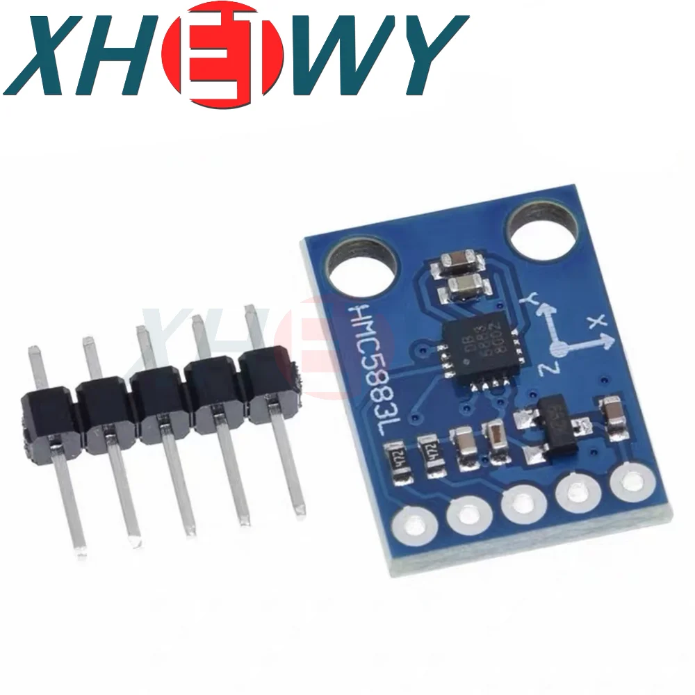 GY-273 3V-5V QMC5883L HMC5883L modulo sensore magnetometro bussola a triplo asse modulo campo magnetico a tre assi per Arduino