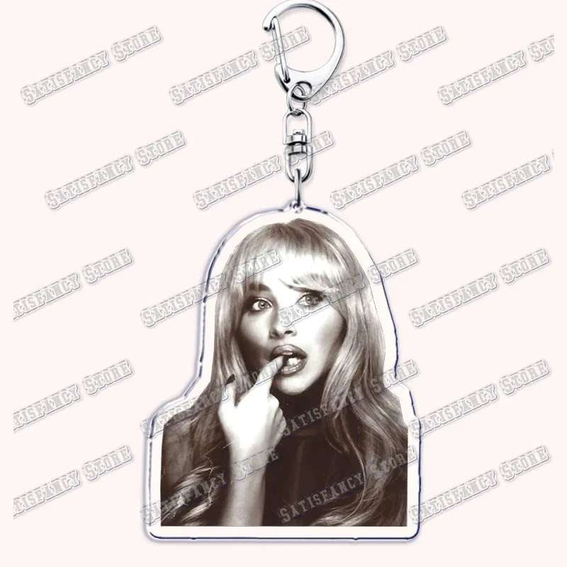 Popular Singer Keychains for Accessories Bag Short N' Sweet Espresso Emails ICant Send Keyring Chain Ring Jewelry Fans Gifts