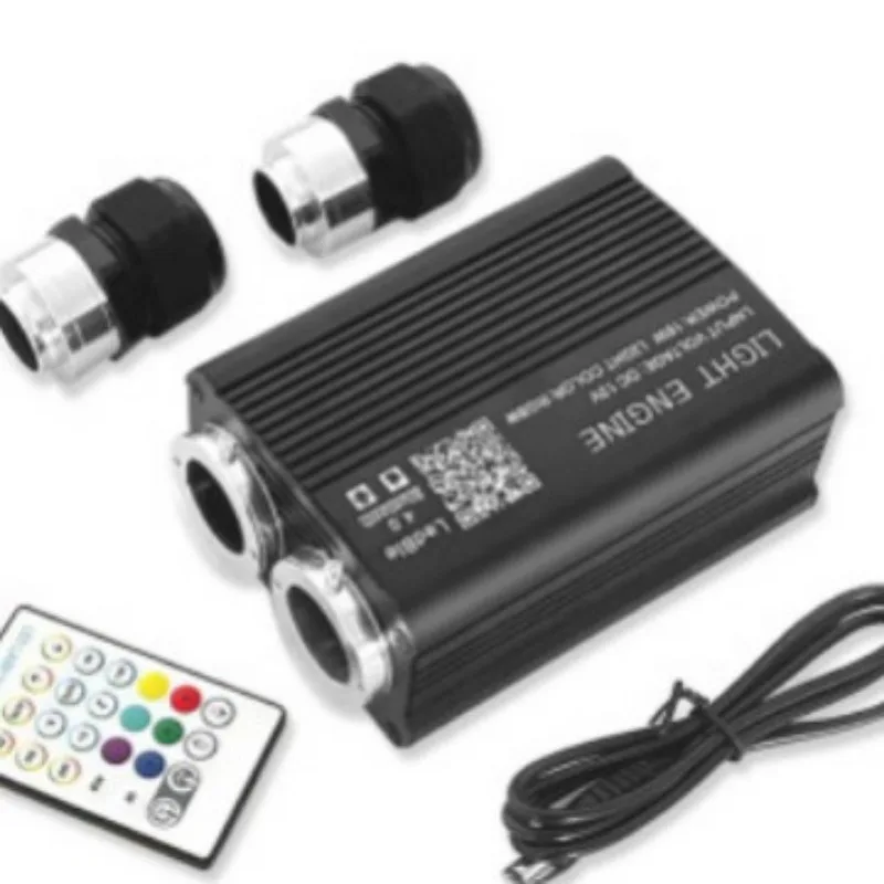 RGBW + APP double head with flashing star light source, car 32W double head star light flashing machine